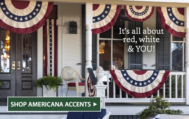 Image of New Classic Bunting. Red, white & you!. - SHOP AMERICANA ACCENTS