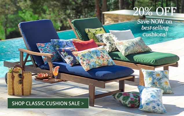 Image of Classic Cushions. 20% OFF Save NOW on best-selling cushions! SHOP CLASSIC CUSHION SALE