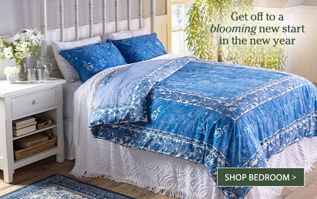 Get off to a blooming new start in the new year
Shop Bedroom >