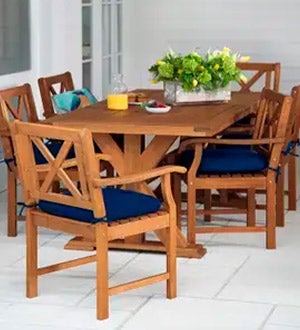 image of outdoor dining set on patio