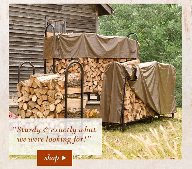 Heavy-Duty Steel Log Racks:
“Sturdy & exactly what we were looking for!”