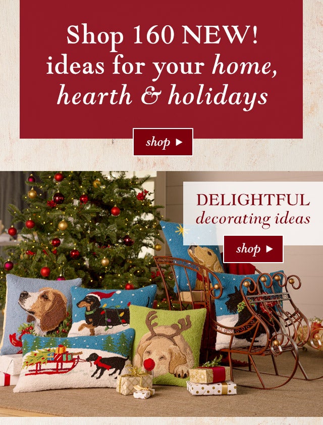 Shop 160 NEW! Ideas for your home, hearth & holidays

Delightful decorating ideas