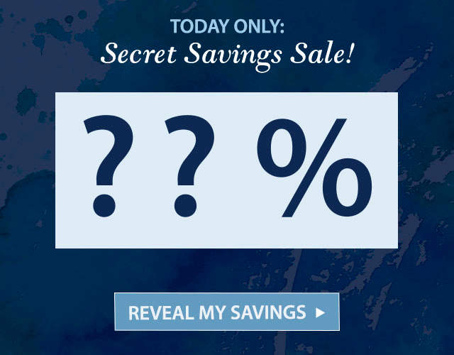 Today Only:
Secret Savings Sale!

Reveal my Savings>>