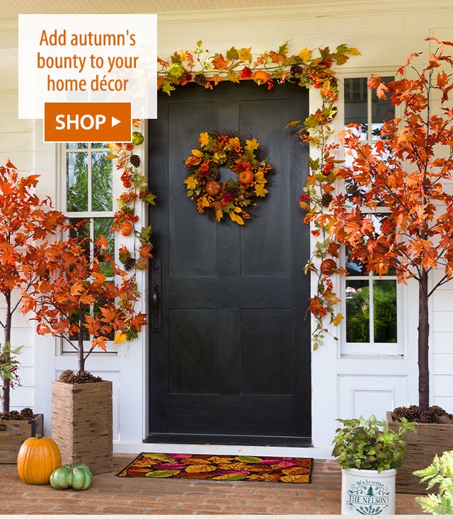 Add autumn's bounty to your home decor SHOP>