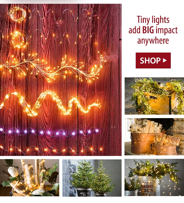 Tiny lights add BIG impact anywhere