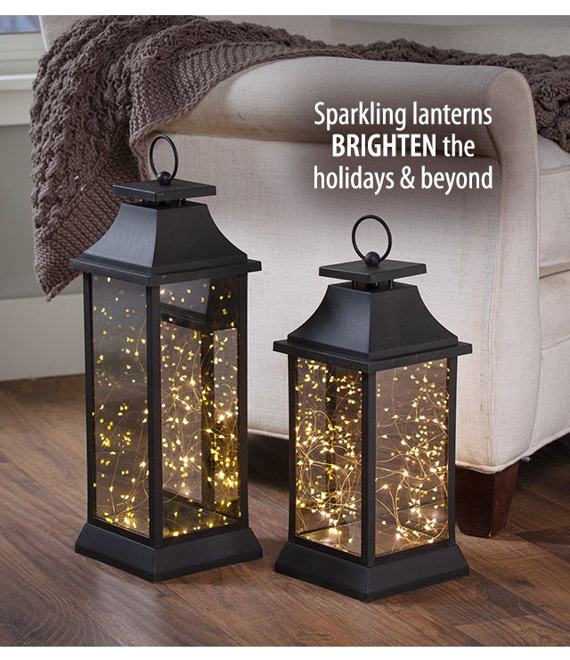 Sparkling lanterns brighten the holidays & beyond