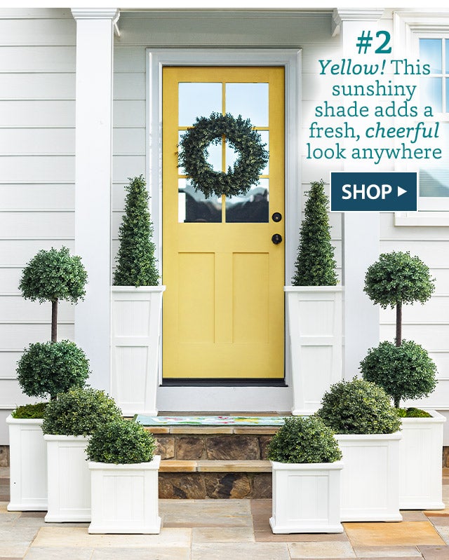 3 spring trends to brighten home, patio, porch & landscape!