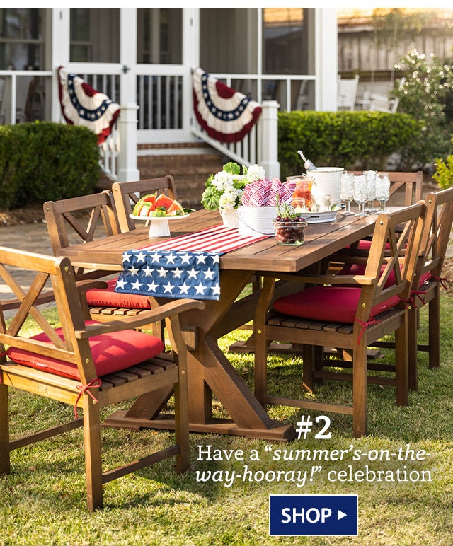 #2 Have a “summer’s-on-the-way-hooray!” celebration SHOP>