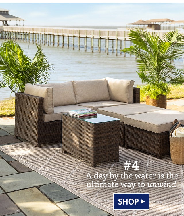 #4 A day by the water is the ultimate way to unwind SHOP>