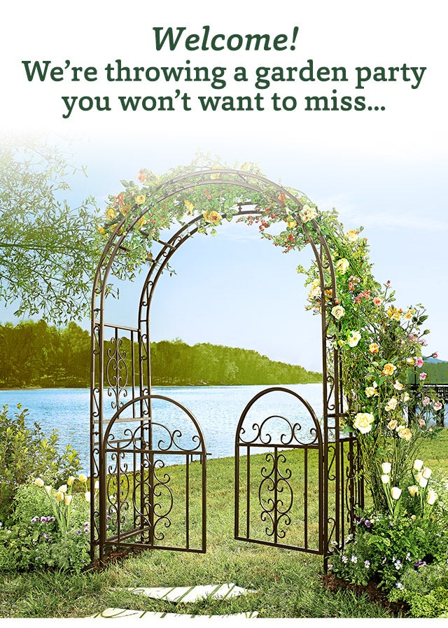 Welcome! We’re throwing a garden party you won’t want to miss…