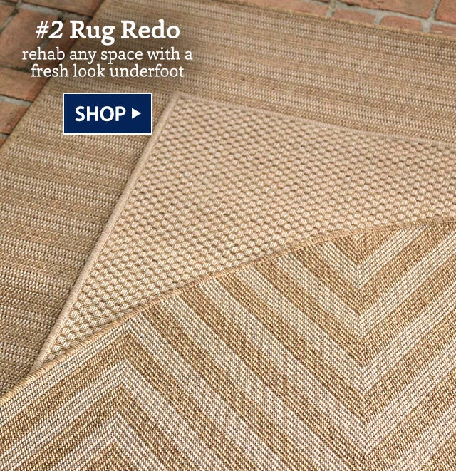 #2 Rug Redo rehab any space with a fresh look underfoot