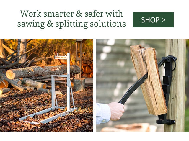 Work smarter & safer with sawing & splitting solutions SHOP>