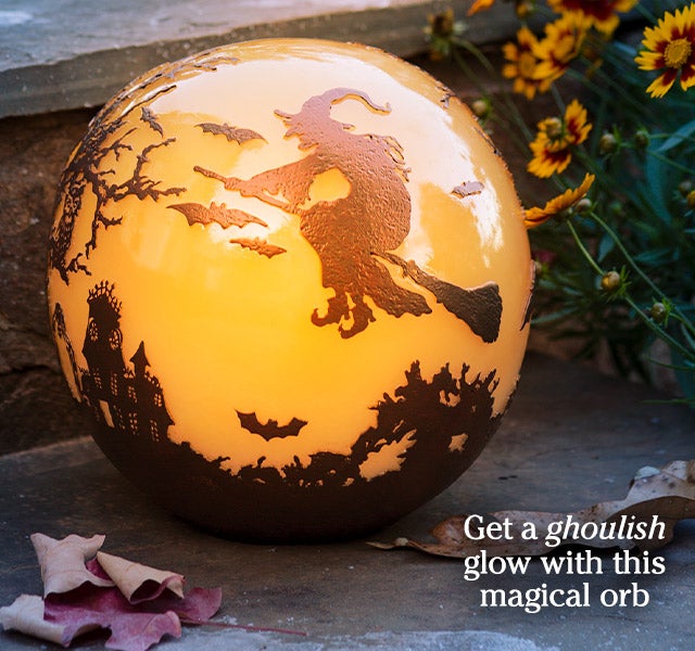 Get a ghoulish glow with this magical orb SHOP>