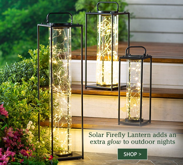 Solar Firefly Lantern adds an extra glow to outdoor nights SHOP>