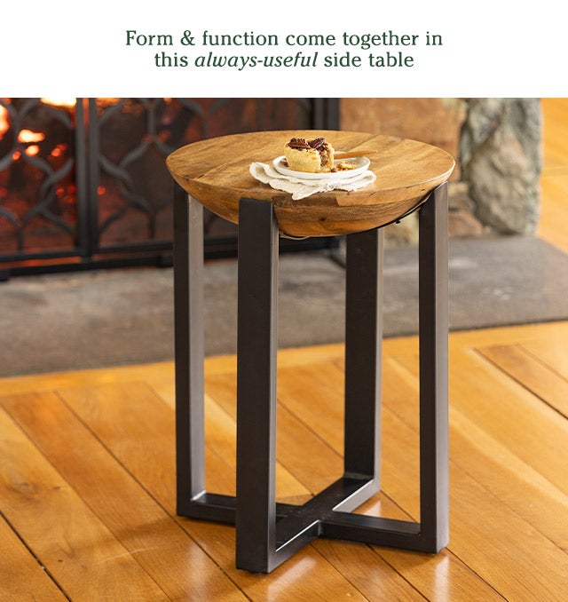 Form & function come together in these always-useful side tables SHOP>