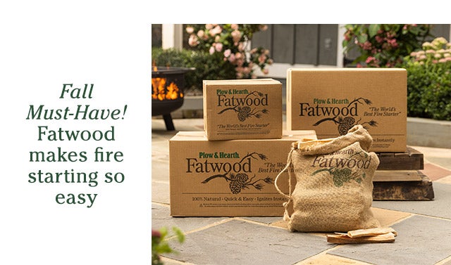 Fall Must-Have! Fatwood makes fire starting so easy