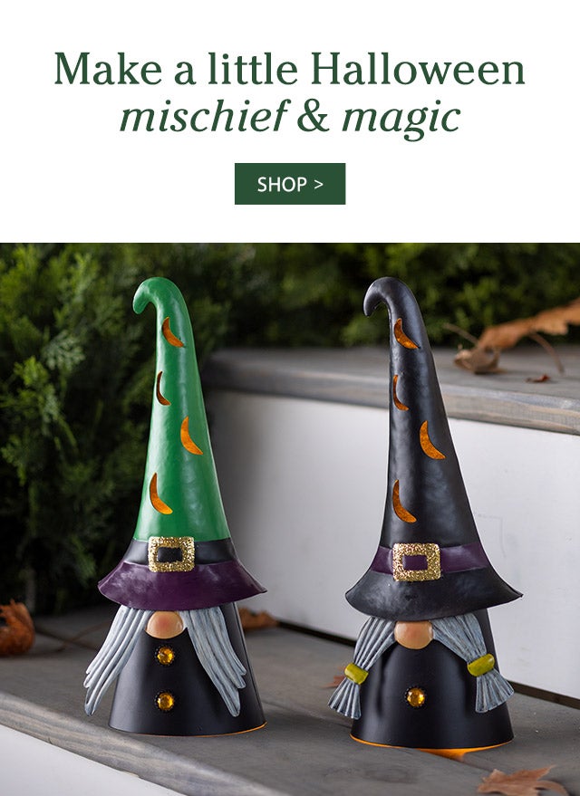 Make a little Halloween mischief & magic SHOP>