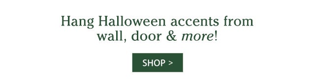 Hang Halloween accents from wall, door & more! SHOP>