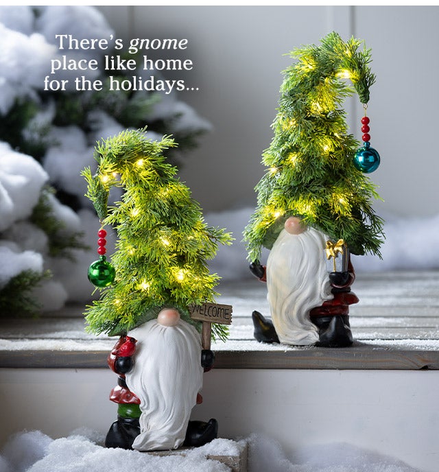 There’s gnome place like home for the holidays…