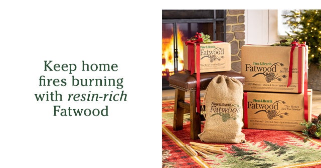 Keep home fires burning with resin-rich Fatwood