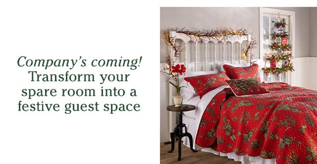 Company’s coming! Transform your spare room into a festive guest space