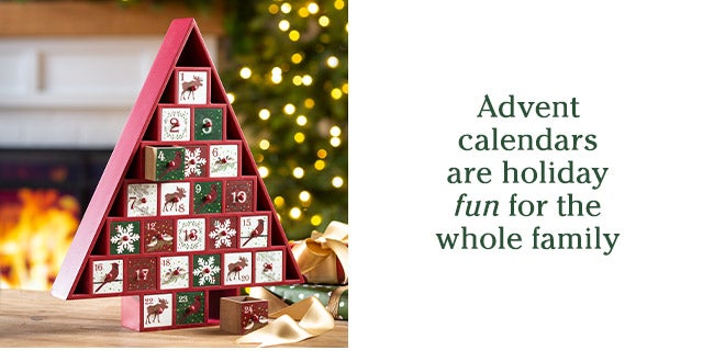 Advent calendars are holiday fun for the whole family