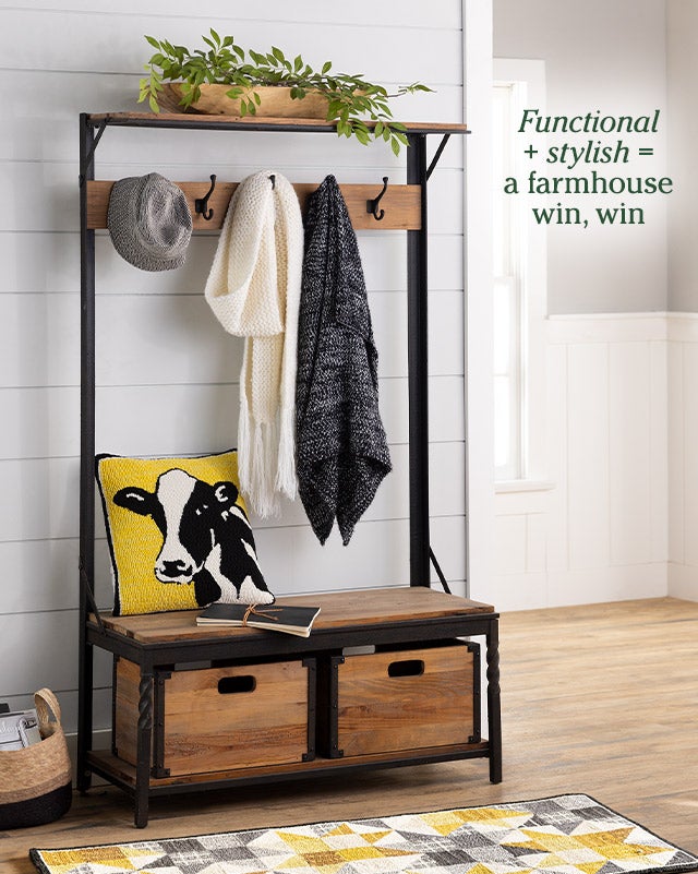 Functional + stylish = a farmhouse win, win