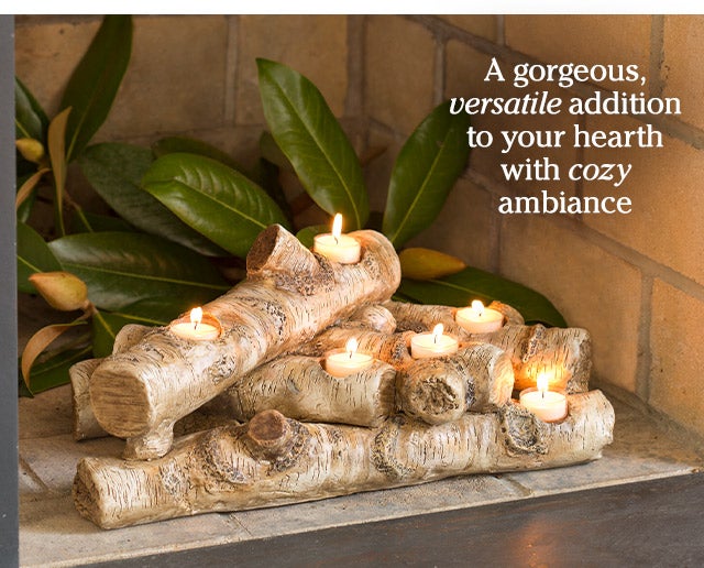 A gorgeous, versatile addition to your hearth with cozy ambiance