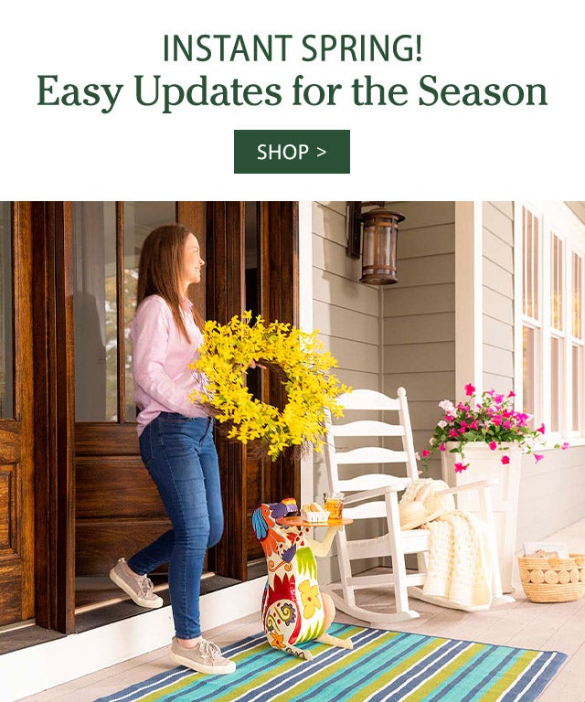 Instant Spring! Easy Updates for The Season