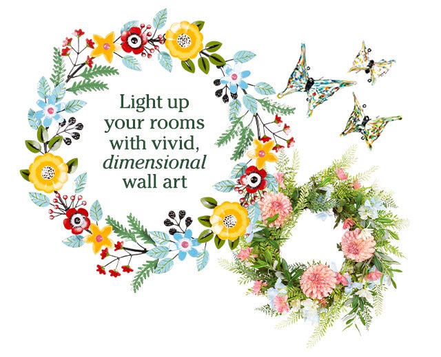 Light up your rooms with vivid, dimensional wall art 