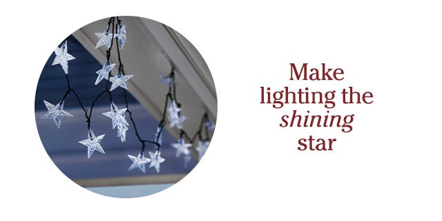 Make lighting the shining star