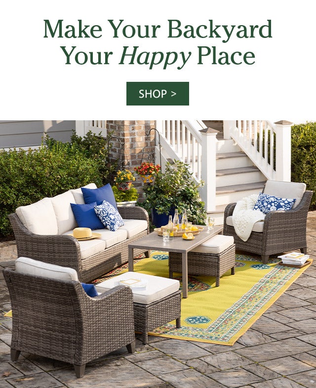 Make Your Backyard Your Happy Place 