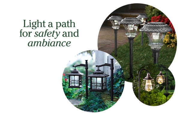 Light a path for safety and ambiance