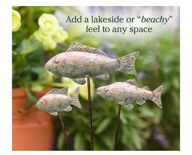 Add a lakeside or “beachy” feel to any space