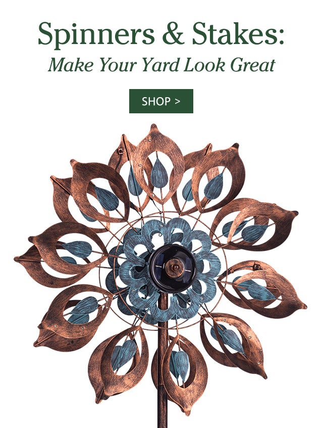 Spinners & Stakes: Make Your Yard Look Great!