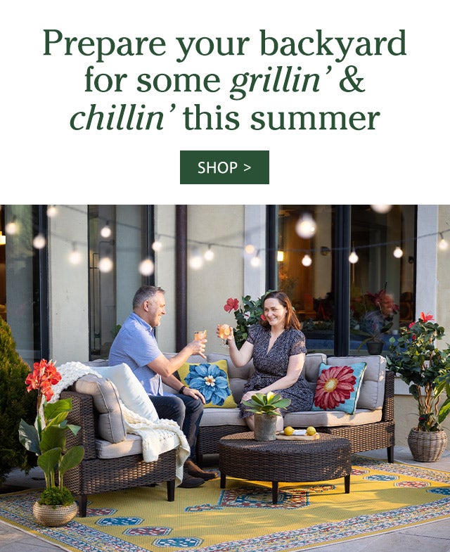 Prepare your backyard for some grillin’ & chillin’ this summer