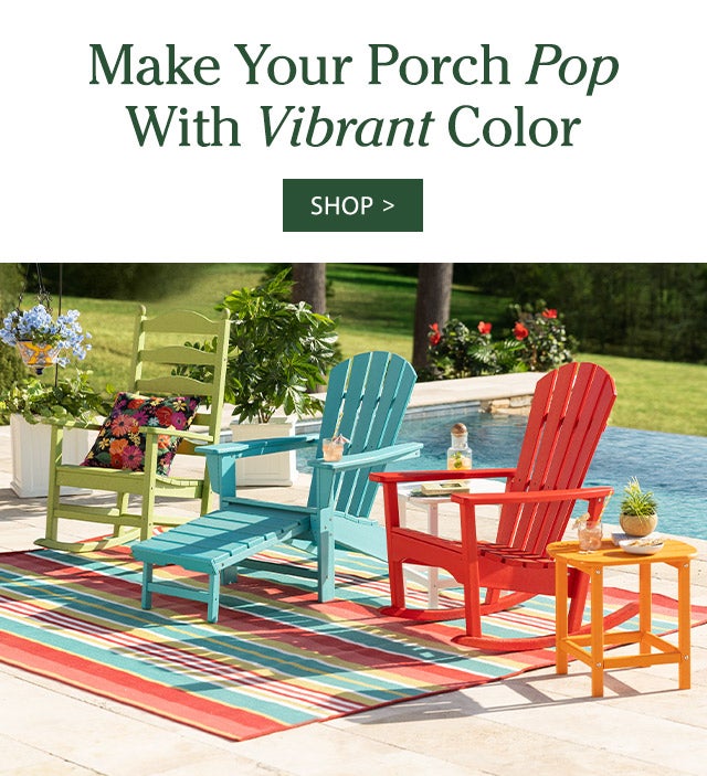 Make Your Porch Pop With Vibrant Color