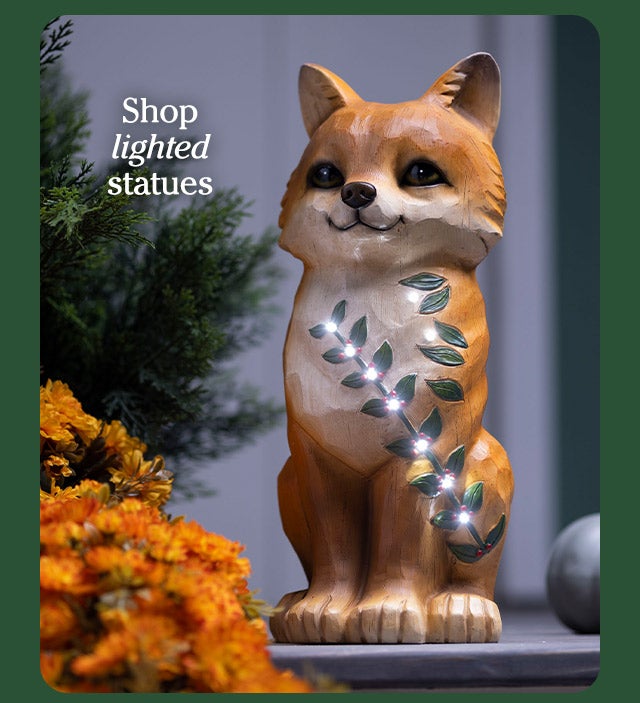 Shop lighted statues