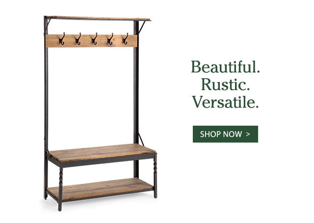 Beautiful. Rustic. Versatile. Shop Now >