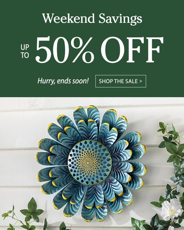 Weekend Savings Up to 50% Off Hurry, ends soon!