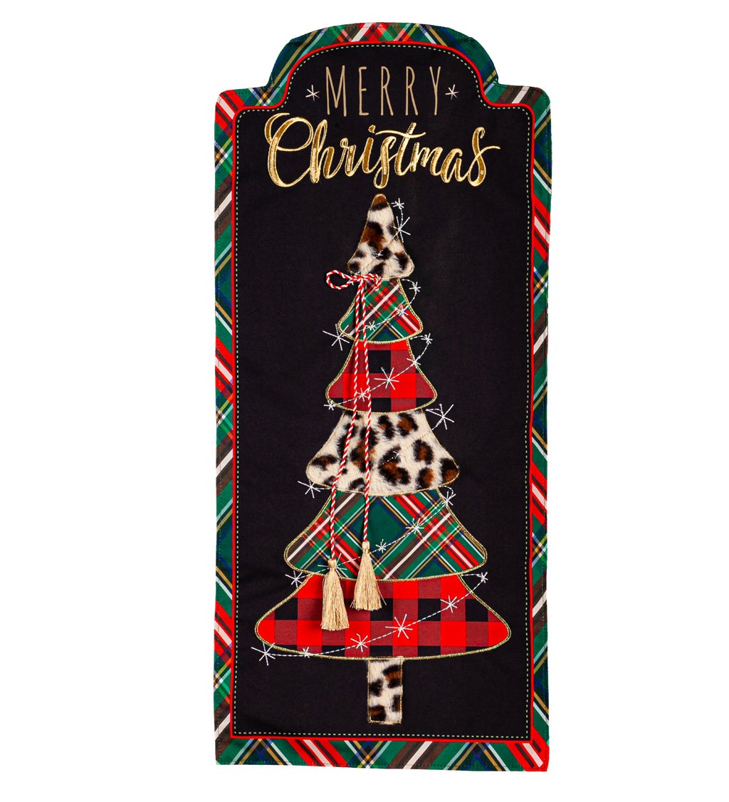 Mixed Print Christmas Tree Everlasting Impressions Textile Décor