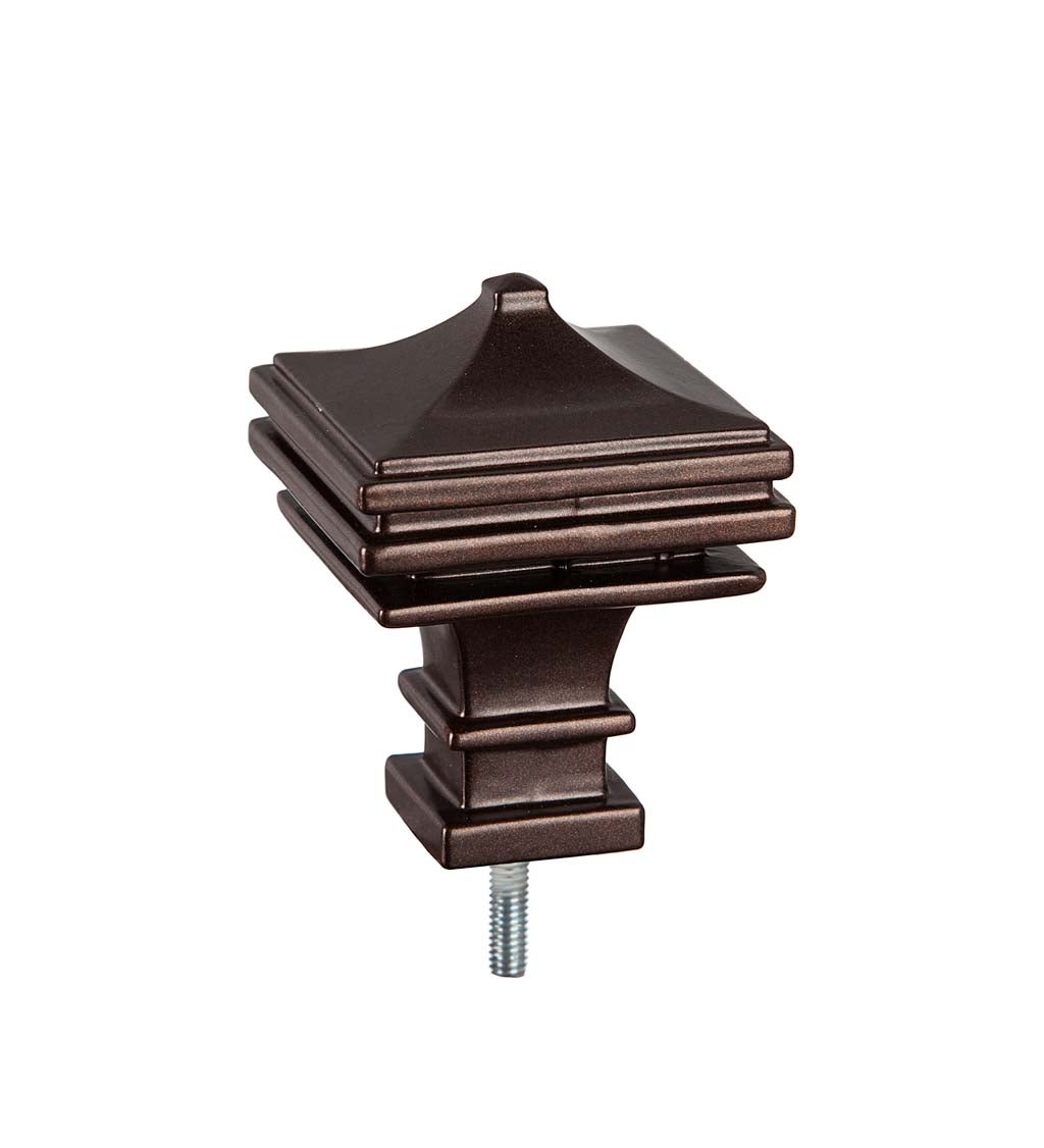 Pagoda Interchangeable Finial, Bronze