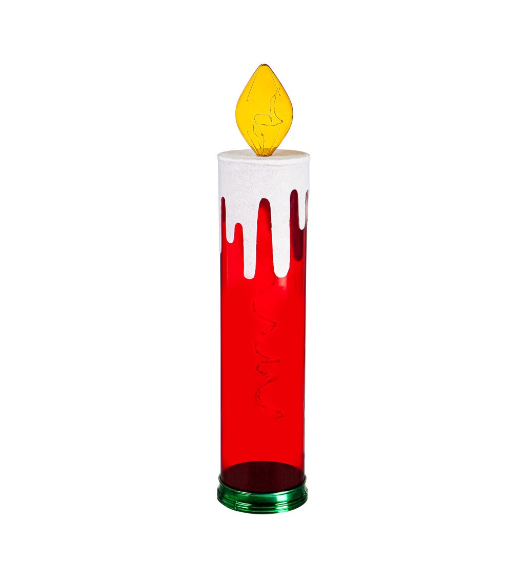 LED Battery Operated Candle Statement Outdoor Decor