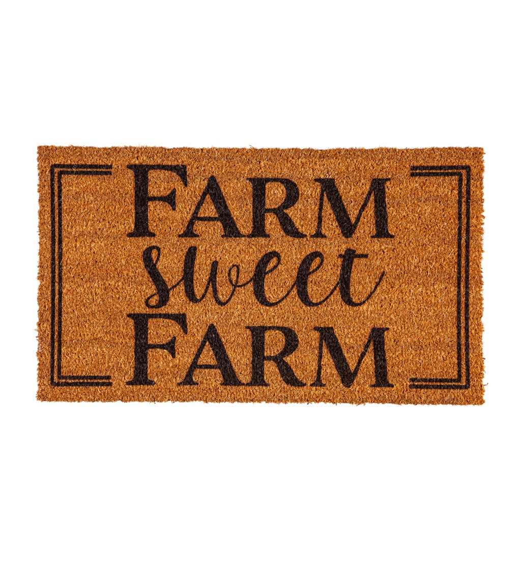 Farm Sweet Farm Coir Mat