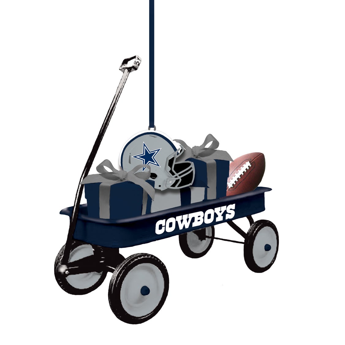 Dallas Cowboys Team Wagon Ornament