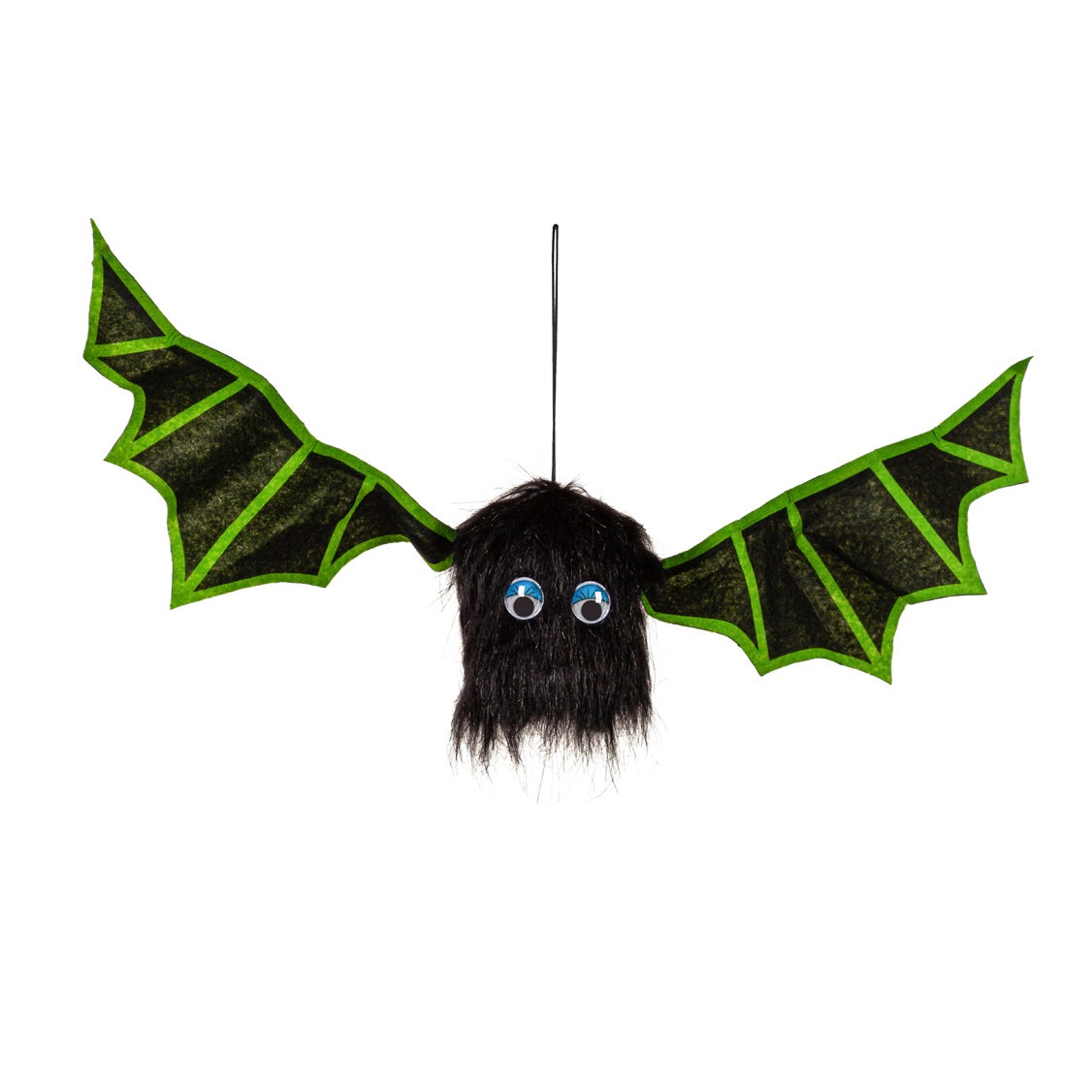 Green Animated Bat With Sound Hanging Décor