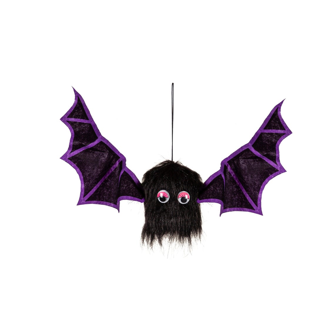 Purple Animated Bat With Sound Hanging Décor