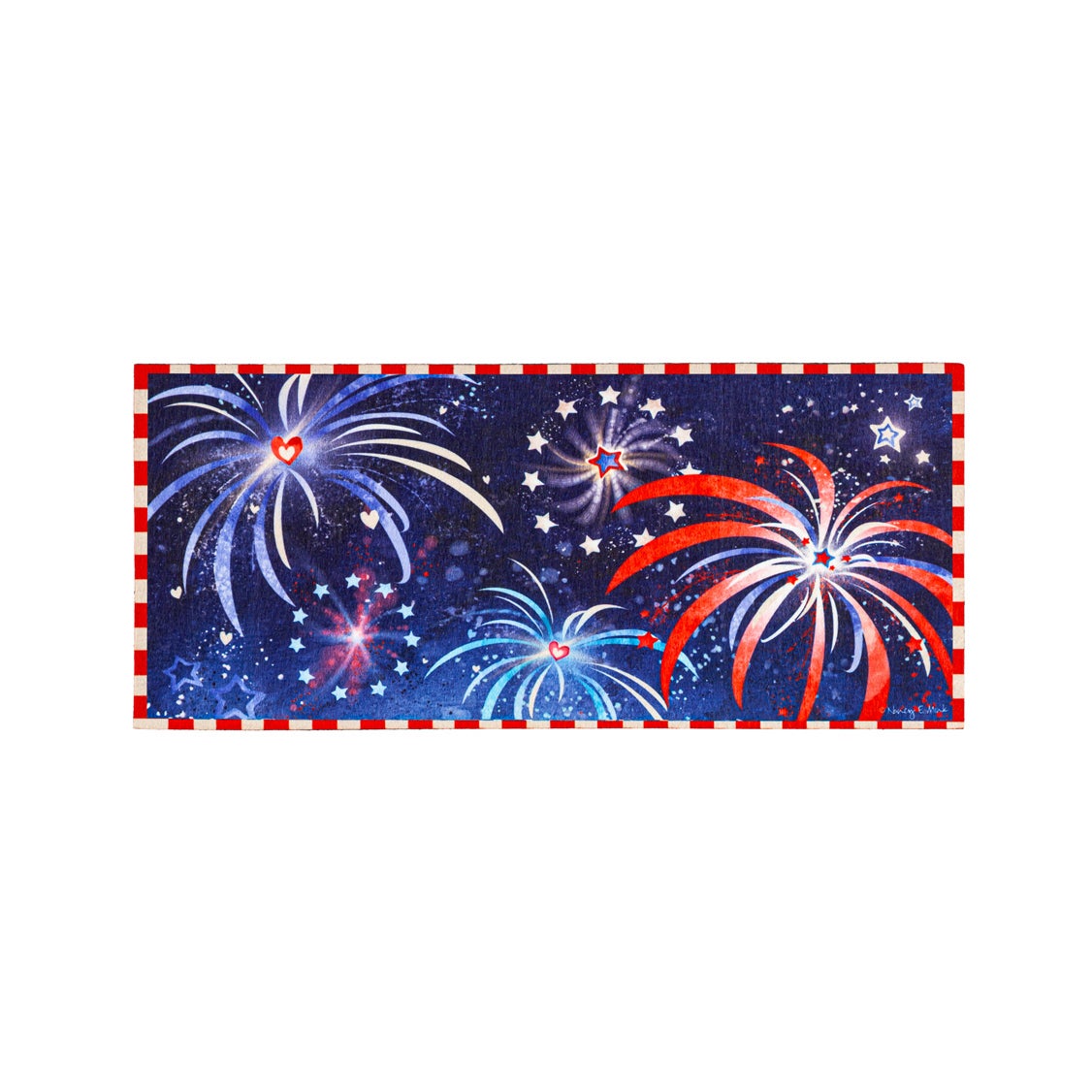 Independence Day Fireworks Sassafras Switch Mat