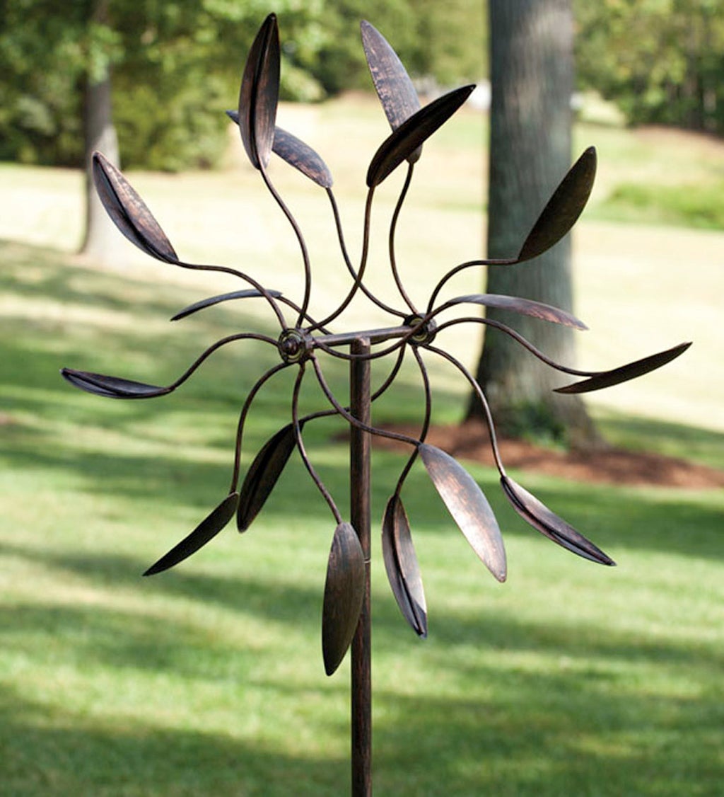 Twirler Metal Kinetic Garden Wind Spinner