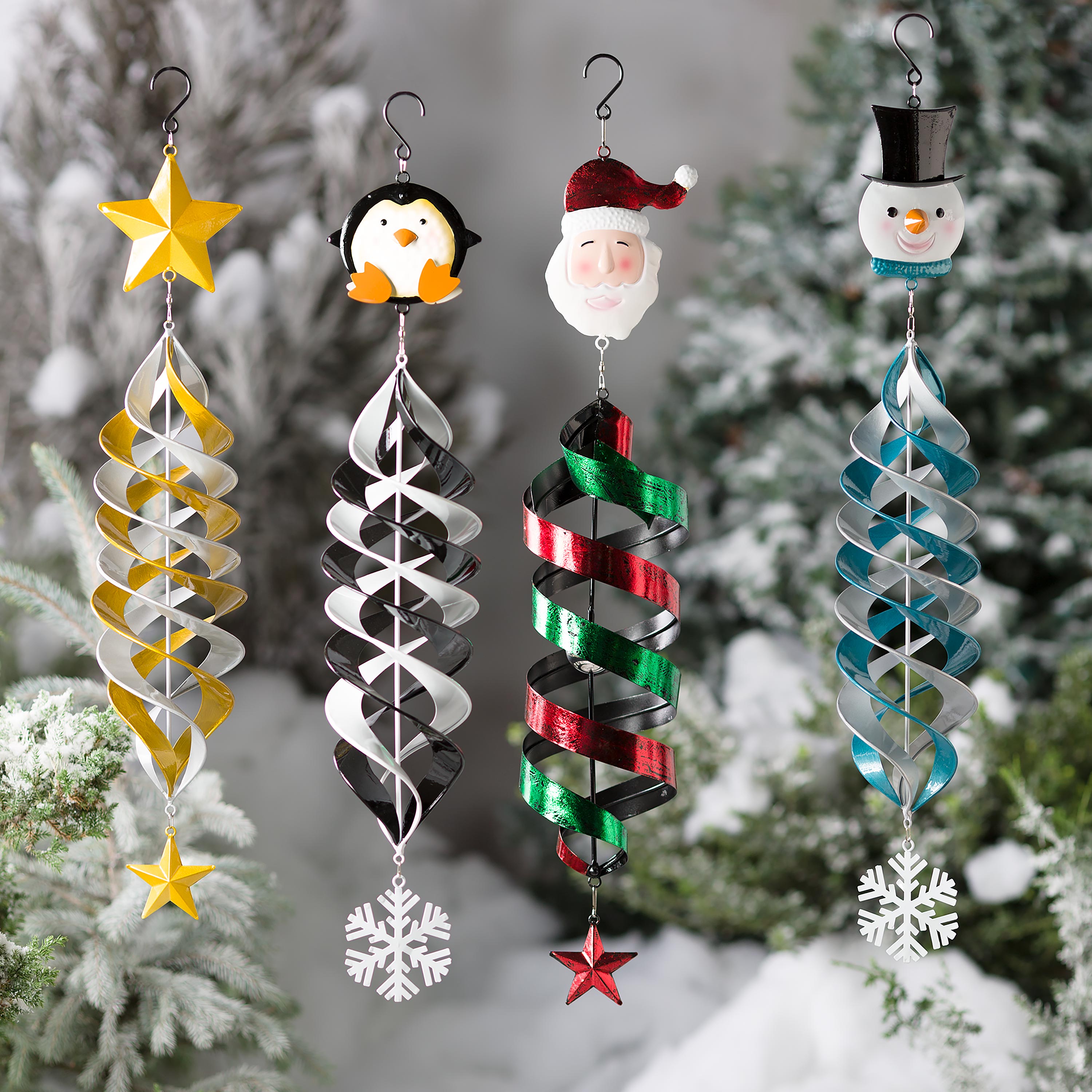 Holiday Hanging Swirl Garden Wind Spinner eBay